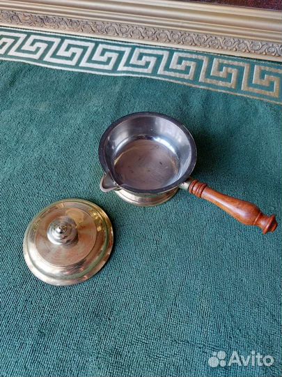 Антикварная кофеварка.Турка.Медь