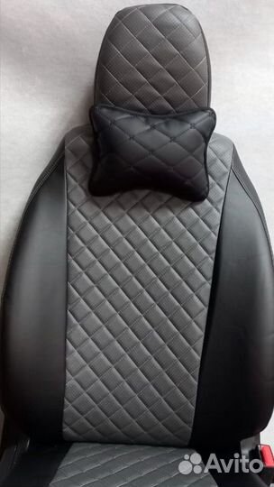 Чехлы на Гранту черно-серые