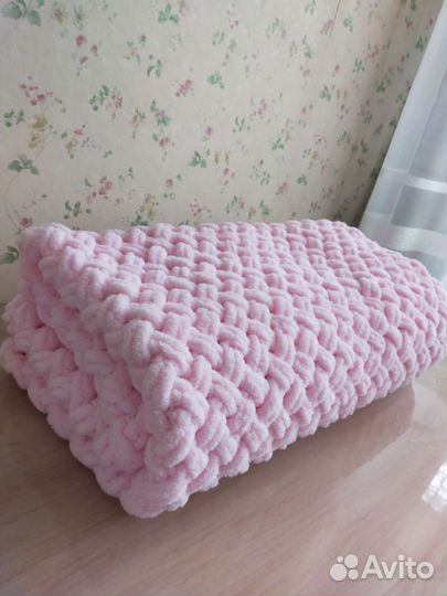 Плед детский плюшевый