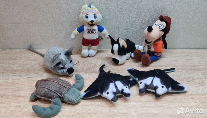 Мягкие игрушки, разные из макдональдса