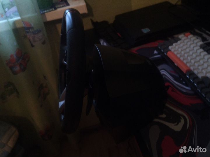 Игровой руль с педалями для ps4, ps3,pc Hori