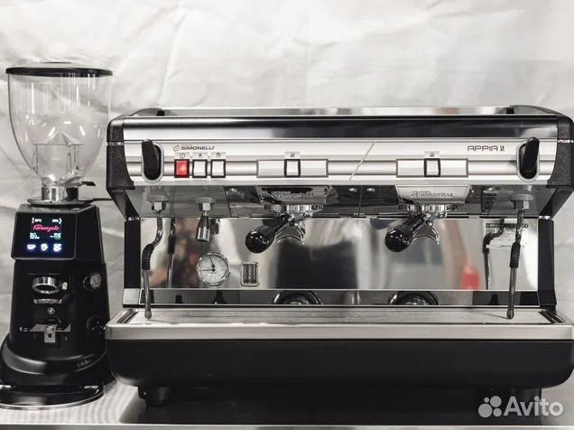 Аренда кофемашины Simonelli Appia 2 и Кофемолки