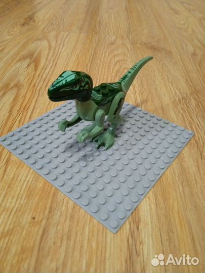 Лего динозавры велоцираптор и дилофазавр