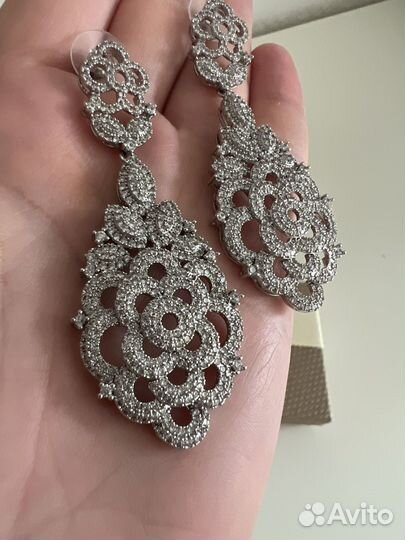Серебряные серьги