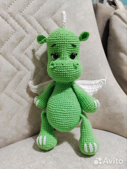 Дракон игрушка амигуруми символ 2024 года