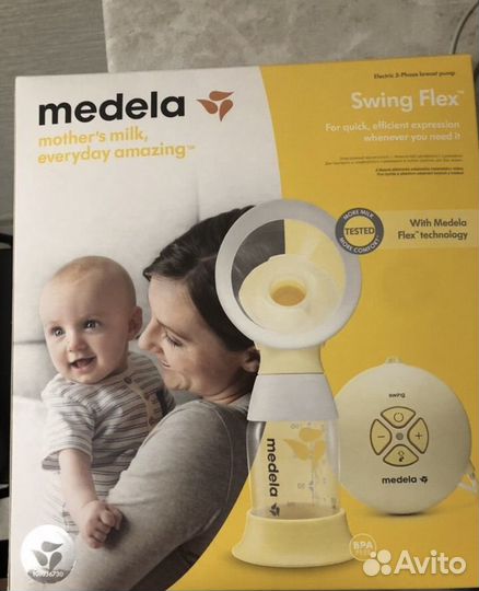 Молокоотсос medela swing flex