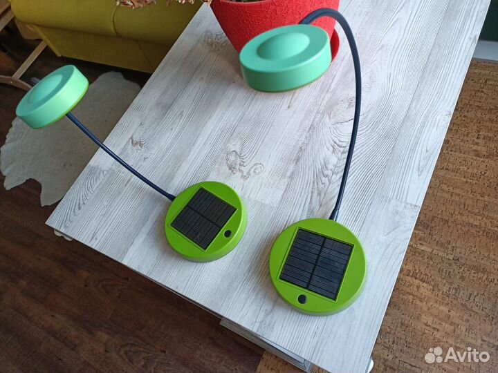 Настольная лампа IKEA на солнечной батарее 2 шт