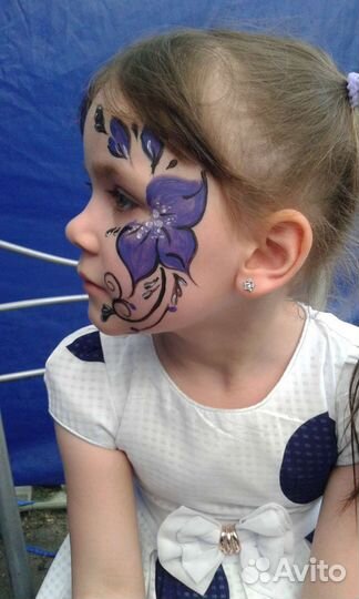 Аквагрим (рисунки на лице)