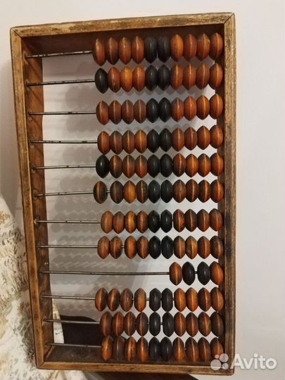 Счеты деревянные бухгалтерские времен СССР