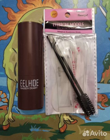 Пудра для бровей и трафареты