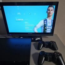 Sony Playstation 3 slim 320gb прошитая+ 45игр