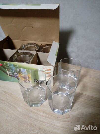Стаканы для виски и сока набор 6штук