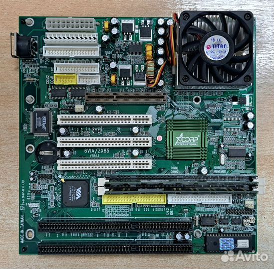 Материнская плата Acorp 6via85P Socket 370