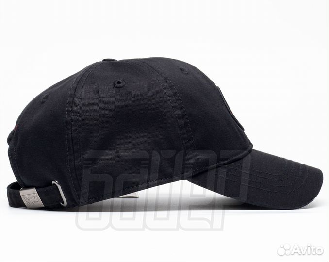 Кепка бейсболка Levis 1850 чёрная мягкая