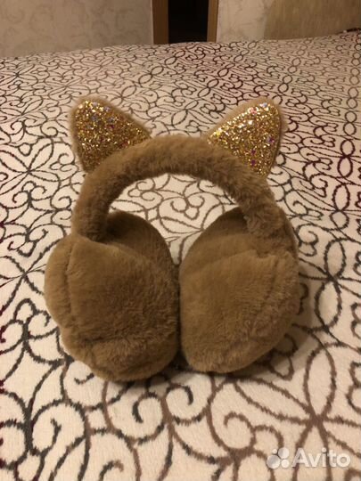 Меховые наушники детские