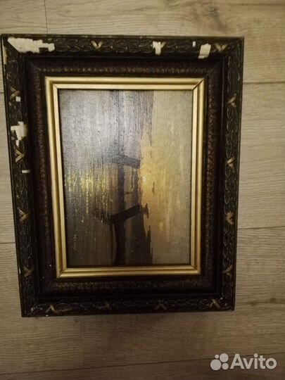 Картина маслом на холсте СССР