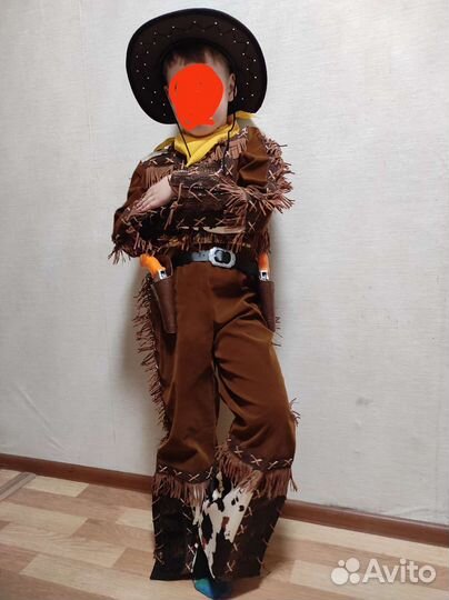 Ковбойский костюм на праздник 122-128 см