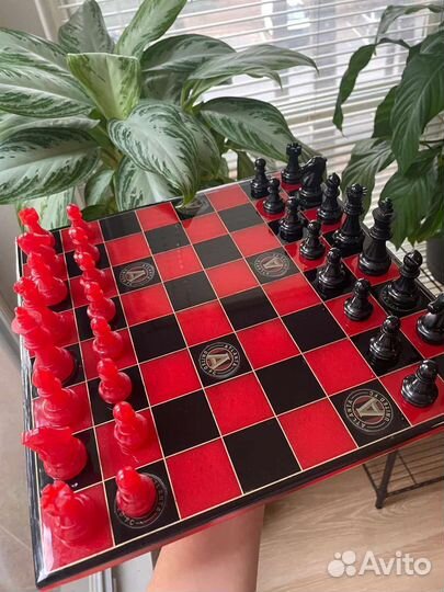 Шахматы из эпоксидной смолы