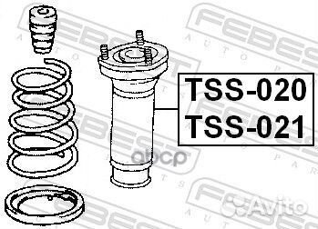 Опора амортизатора toyota camry 01-06 зад.прав