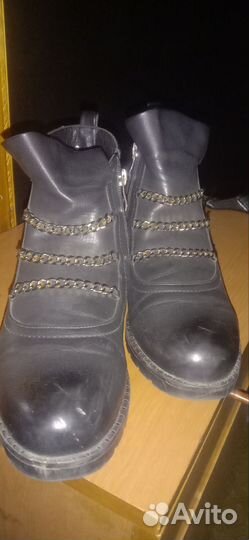 Ботинки женские зимние 39 размера натуральная кожа