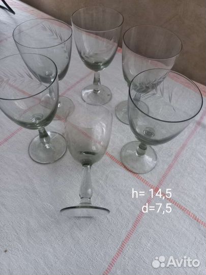 Фужеры стекло СССР