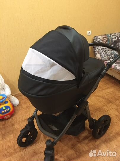 Коляска 2 в 1 эко кожа