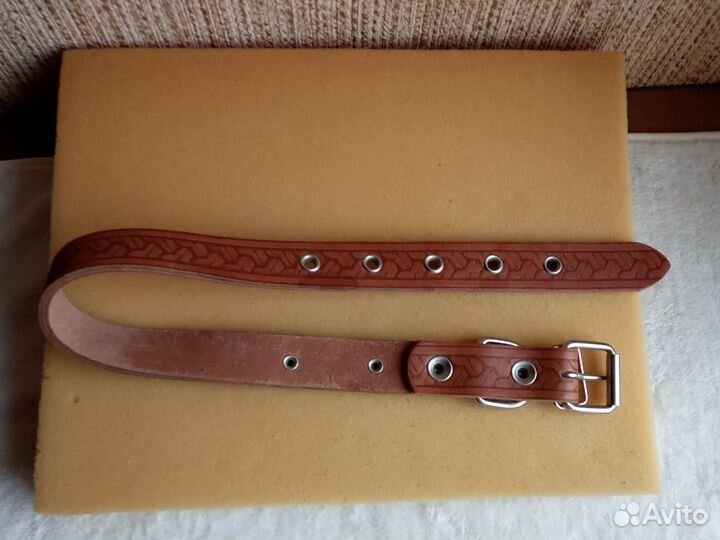 Ошейник для собак из натуральной кожи