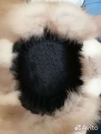 Шапка мужская, новая, раз 59-60,мех куница