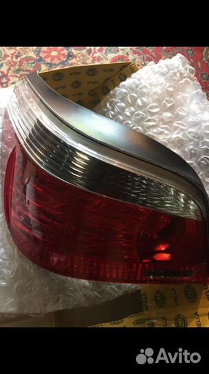 Оригинальные задние фары в сборе на бмв Е-60,2006