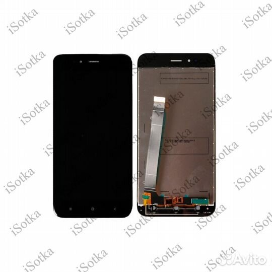 Дисплей Айсотка для Xiaomi Mi A1, Mi 5x черный Oem
