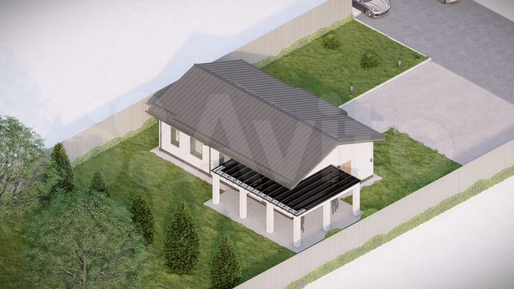 Дом 95 м² на участке 9 сот.