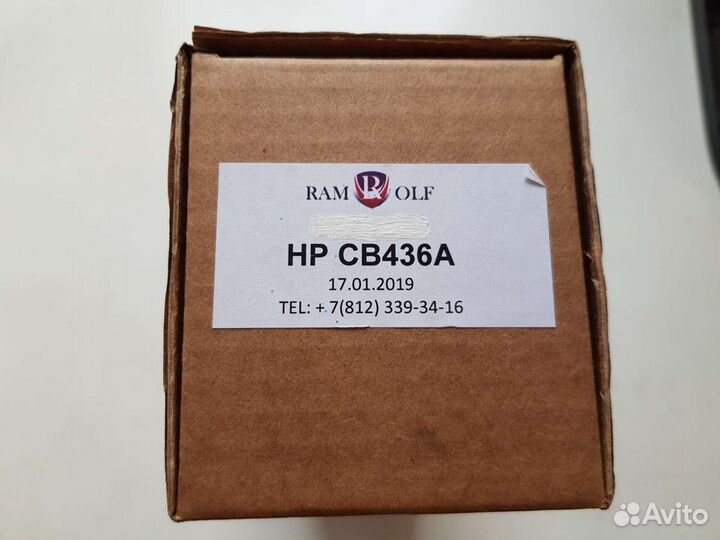 Новый картридж HP CB436A для лазерного принтера