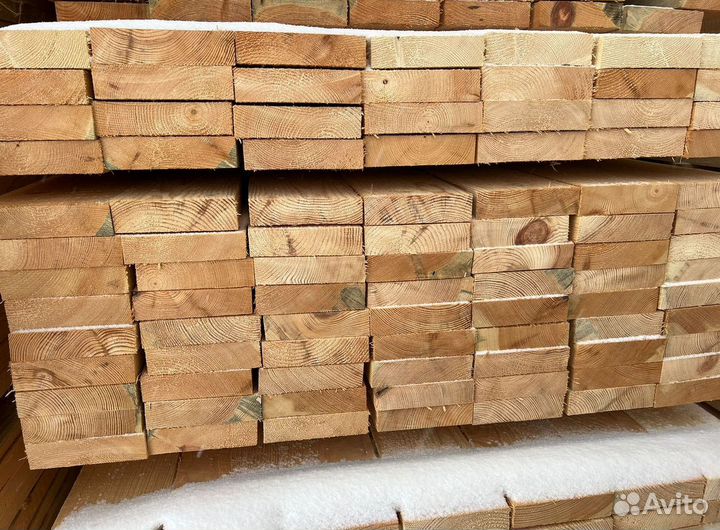 Доска обрезная 25х100х6000мм с доставкой