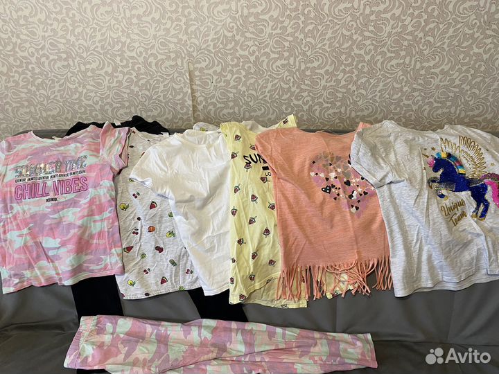 Вещи пакетом для девочки 140-152