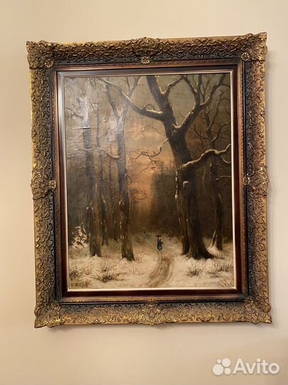 Картина Эдуарда Хайна конец 19 века