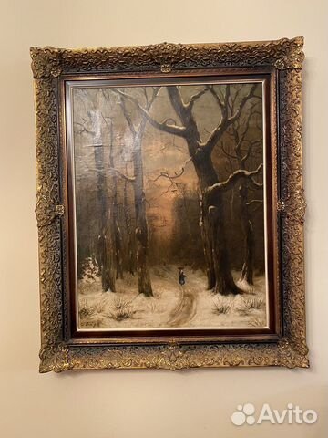 Картина Эдуарда Хайна конец 19 века