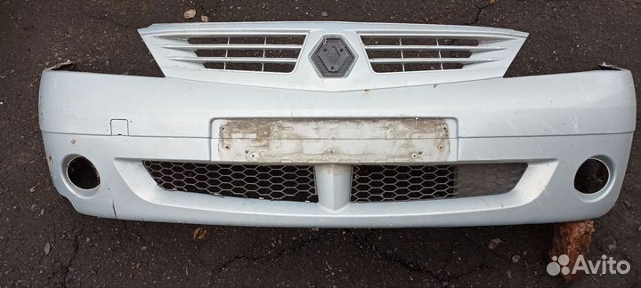 Бампер передний renault logan 1
