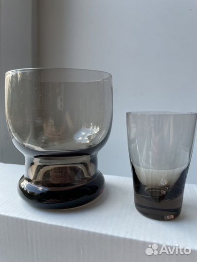 Рюмки, фужеры-Цветное стекло СССР