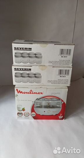 Йогуртница Moulinex DJC141 и запасные баночки