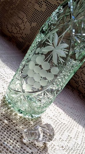 Графин хрусталь штоф декантер франция старинный