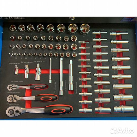 Тележка 7 ящиков с инструментом 277 предметов