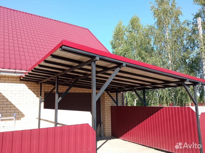 Ворота,навесы и заборы под ключ