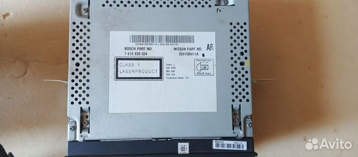 Штатная магнитола Ниссан тиида