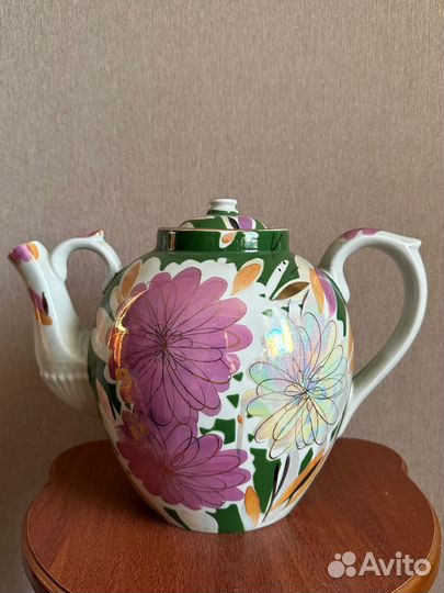 Коллекционный заварочный чайник Дулево СССР