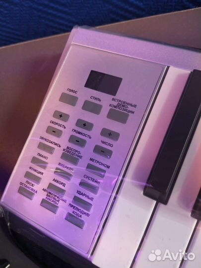 Синтезатор портативный с чехлом и педалью