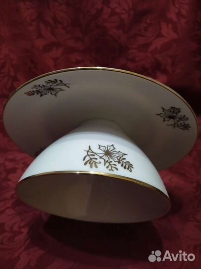 Чашка бульонная на блюдце