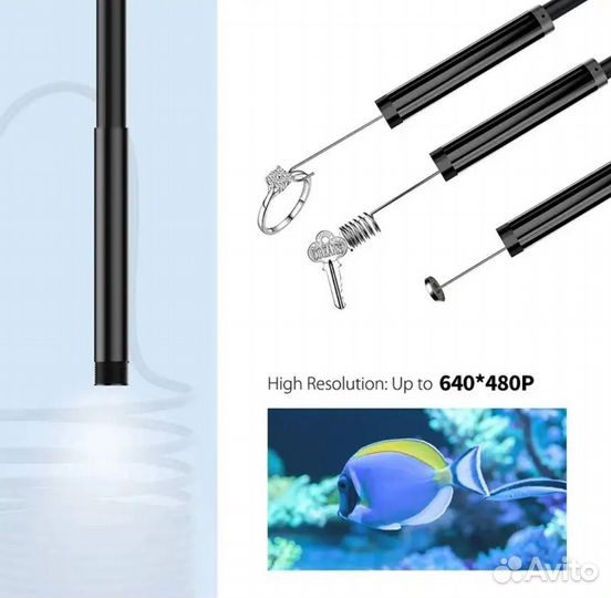 Эндоскоп Android, 5,5 мм, 7 мм