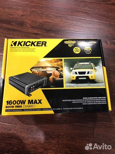 Автомобильный Усилитель Kicker сxa800.1 Новый