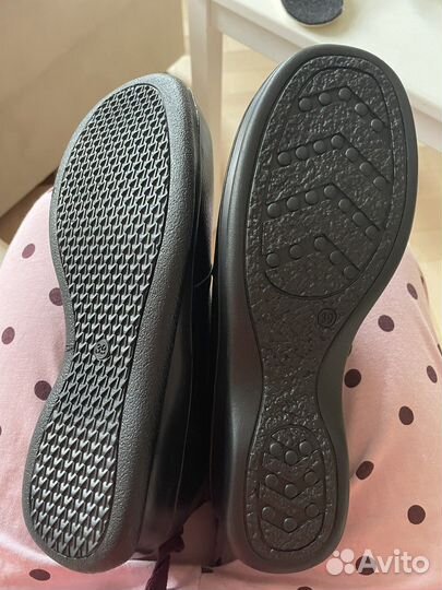 Мокасины ортопедические кожаные новые