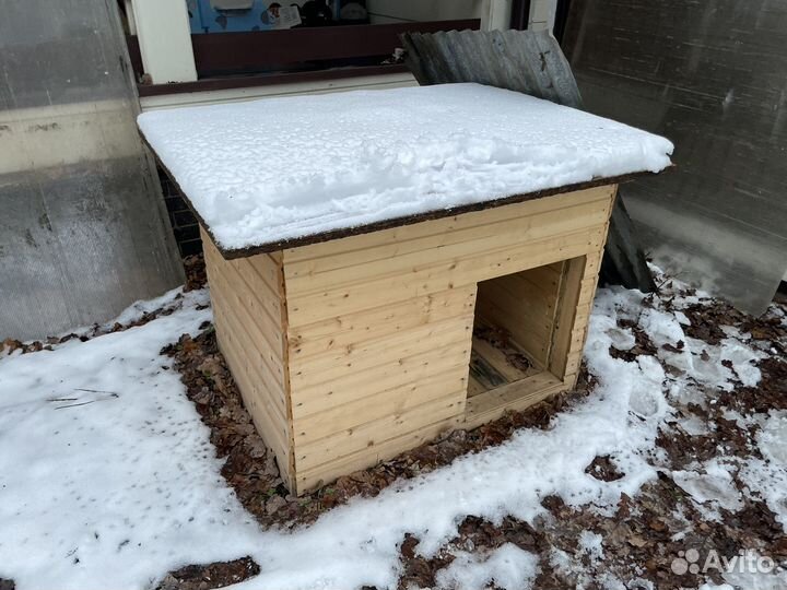 Будка для собаки, утепленная новая